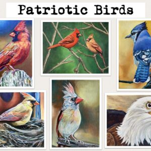 Patriotic Birds, Jennifer Mallory-Welch