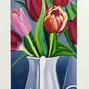 Ally's Tulips Bookmark, Jennifer Mallory-Welch