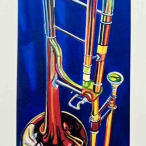 Trippin' Trombone bookmark, Jennifer Mallory-Welch
