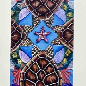 Sea Wonders bookmark, Jennifer Mallory-Welch