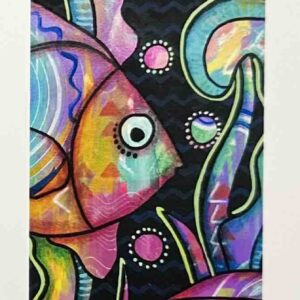 Pattern Fish Bookmark, Jennifer Mallory-Welch